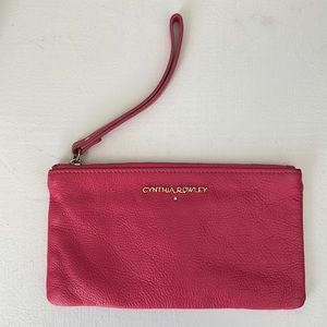 Cynthia Rowley Pink Leather Wrislet